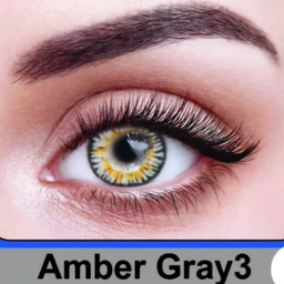 لنز چشم سالیانه نیوویژن شماره Amber Gray 3 رنگ خاکستری