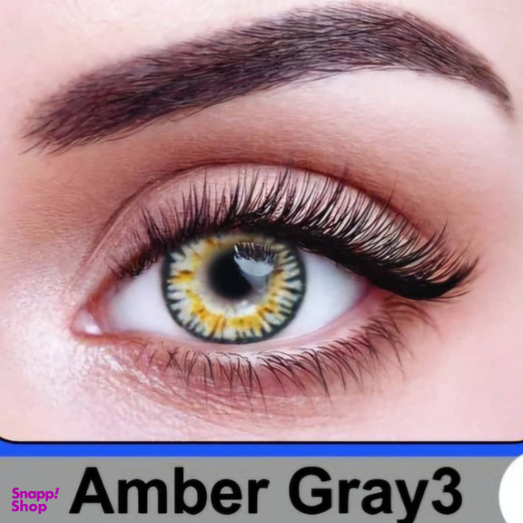 لنز چشم سالیانه نیوویژن شماره Amber Gray 3 رنگ خاکستری