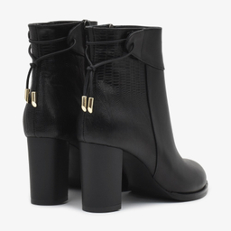 نیم بوت چرم طبیعی زنانه چرم تهران مدل Z12M