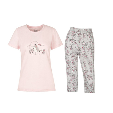 ست تیشرت و شلوارک زنانه مدل SB-SS-3820-1