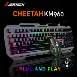 ماوس و کیبورد مخصوص بازی جرتک کد KM960 Cheetah