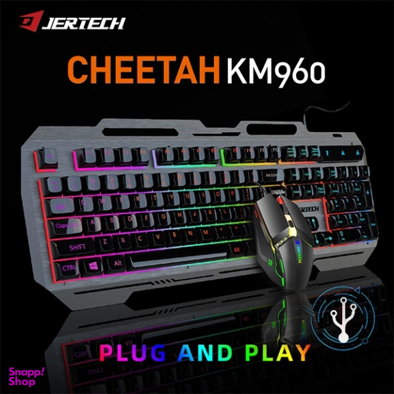 ماوس و کیبورد مخصوص بازی جرتک کد KM960 Cheetah