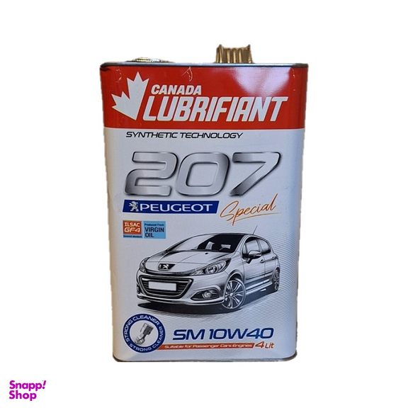روغن موتور لوبریفنت کانادا مدل 207 گرید sm 10-40 حجم 4 لیتر