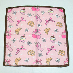 روسری دخترانه آنالیا مدل نخی طرح کروسان کد 10185