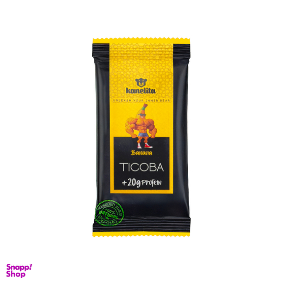 میکس پروتئین بار موز و توت فرنگی و قهوه و آناناس کنلیتا وزن 50 گرم بسته 12 عددی