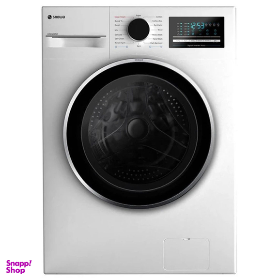 ماشین لباسشویی اسنوا مدل SWM-B80W ظرفیت ۸ کیلوگرم