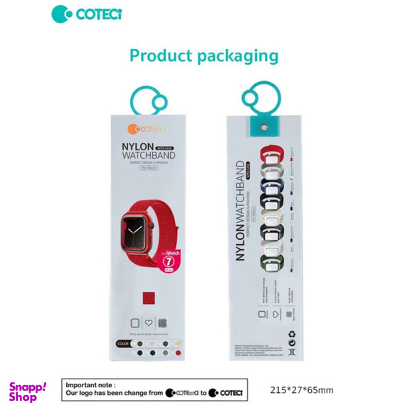 بند اپل واچ کوتتسی مدل W77 nylon integrated case 21022 مناسب اپل واچ سری 7 و 8 سایز 45 میلی متری
