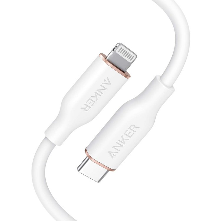 کابل دیتا Lightning به Type-C انکر مدل PowerLine III Flow طول 1.8 متر