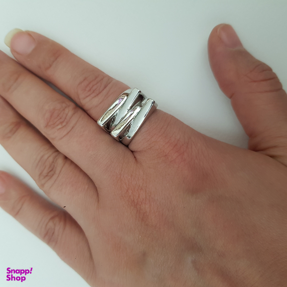 انگشتر زنانه وای اس ایکس طرح مربع کد 02