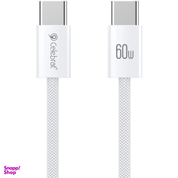 کابل دیتا Type-C سلبریت کد U 600-60W طول 1 متر