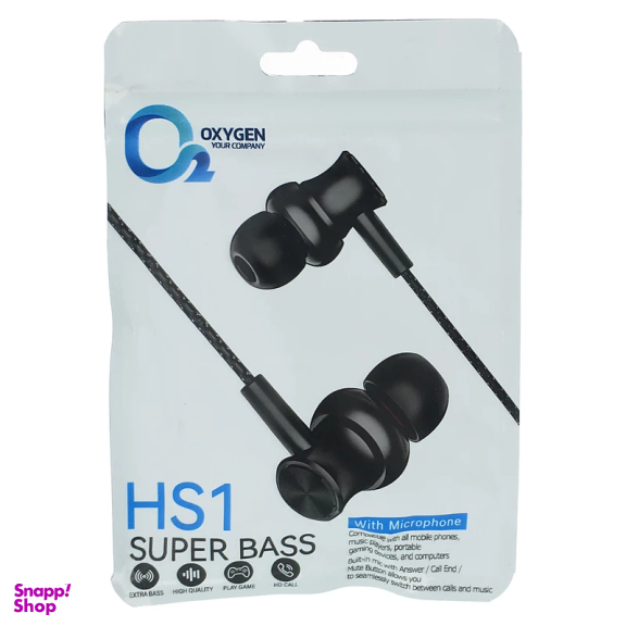 هندزفری باسیم اکسیژن مدل HS1 طول 1.2 متر