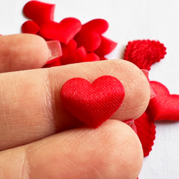 قلب تزئینی طرح میکس مجموعه 50 عددی