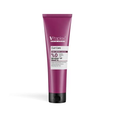 کرم مو ویتاپلکس مدل Curl Cure مناسب موهای فر حجم 150 میلی لیتر