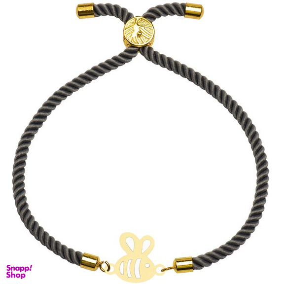 دستبند طلا 18 عیار زنانه کرابو طرح زنبور مدل Kr2978