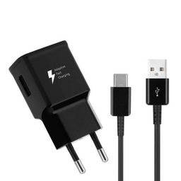 شارژر دیواری طرح سامسونگ مدل EP-TA200 به همراه کابل تبدیل USB-C