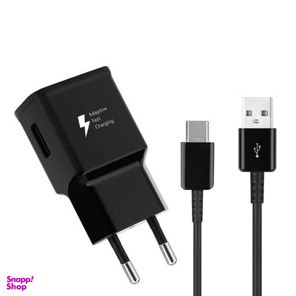 شارژر دیواری طرح سامسونگ مدل EP-TA200 به همراه کابل تبدیل USB-C