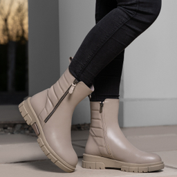 نیم بوت زنانه چرم تهران مدل U72V