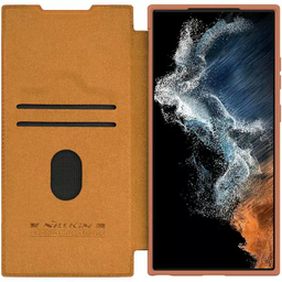 کیف کلاسوری نیلکین مدل Qin Pro Leather Case مناسب برای گوشی موبایل سامسونگ Galaxy S23 Ultra