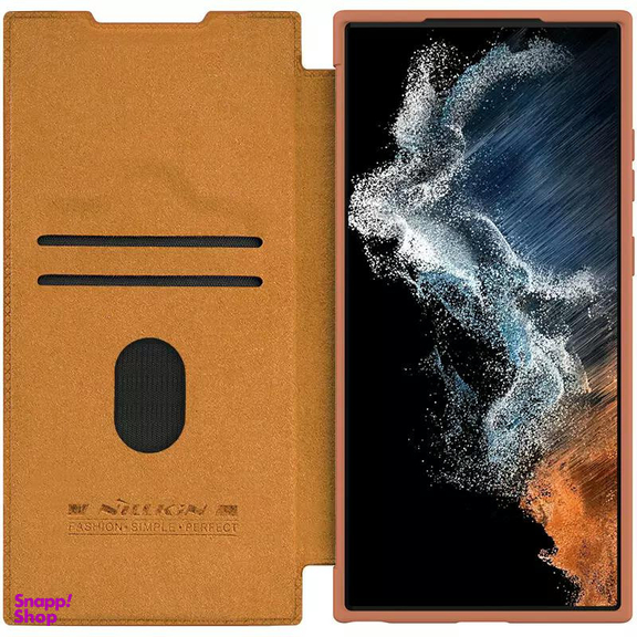 کیف کلاسوری نیلکین مدل Qin Pro Leather Case مناسب برای گوشی موبایل سامسونگ Galaxy S23 Ultra
