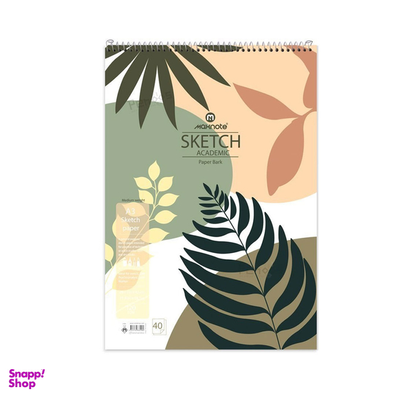 دفتر طراحی 40 برگ نهال کد 2-3458 سایز A3