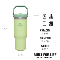 قمقمه استنلی مدل Iceflow Flip Straw Tumbler گنجایش 0.88 لیتر