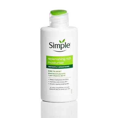 کرم مرطوب کننده سیمپل مدل Replenishing Rich Moisturiser حجم 125 میلی لیتر