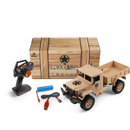 ماشین بازی کنترلی دبلیو ال تویز مدل کامیون جنگی سری Off Road Military