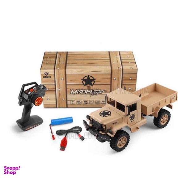 ماشین بازی کنترلی دبلیو ال تویز مدل کامیون جنگی سری Off Road Military