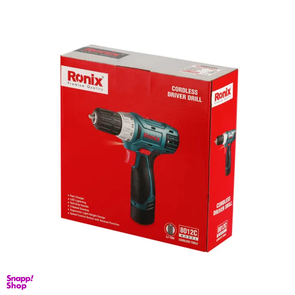 دریل پیچ گوشتی شارژی رونیکس مدل 8012C