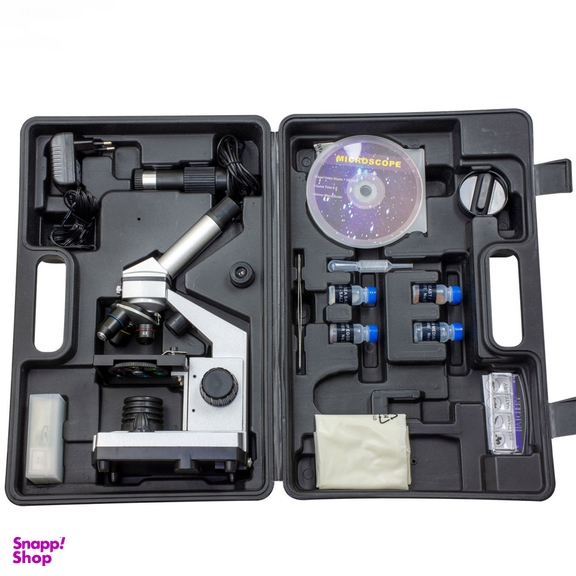 میکروسکوپ مدل 1280X به همراه چشمی دیجیتال و کیف حمل