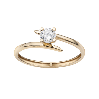 انگشتر طلا 18 عیار زنانه جواهری سون کد 3360