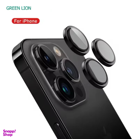 محافظ لنز دوربین گوشی موبایل گرین لاین مدل GNCMHDP15PM مناسب اپل iPhone 15 Pro / 15 Pro Max