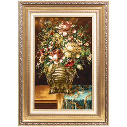 تابلو فرش دستباف سی پرشیا مدل گل در گلدان کد 903446