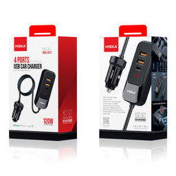 شارژر فندکی هیسکا مدل HCC-327 120W