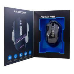 ماوس با سیم مخصوص بازی کینگ استار مدل KM345G