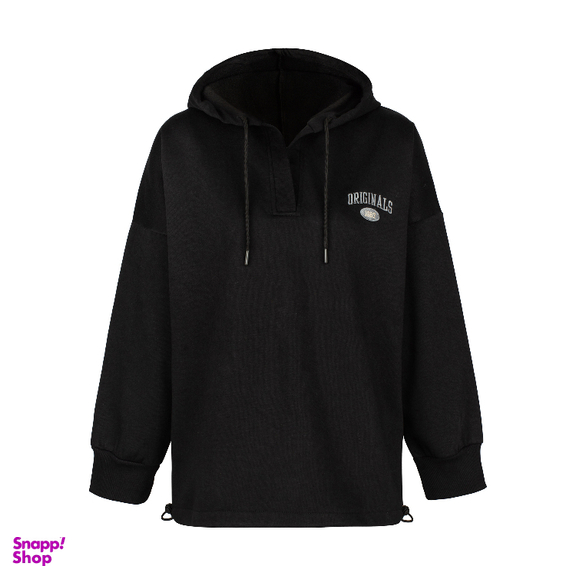 ست هودی و شلوار زنانه لوینت مدل اورجینال کد 6366 رنگ مشکی