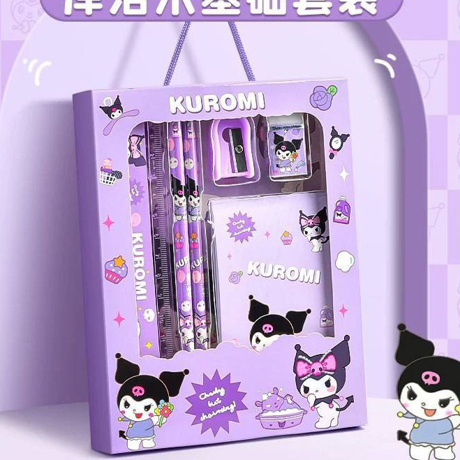 بسته لوازم تحریر کورومی کد k03 مجموعه 7 عددی