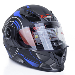 کلاه کاسکت فک متحرک ردلاین مدل 939 طرح Blue Time به همراه کاور