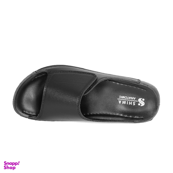 دمپایی راحتی مردانه شیما مدل پارس رنگ مشکی