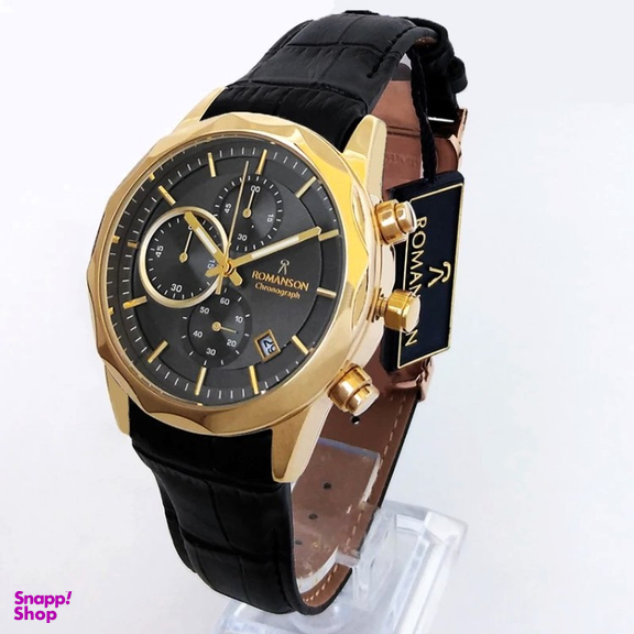 ساعت مچی عقربه ای مردانه رومانسون کد 2085BK-GD