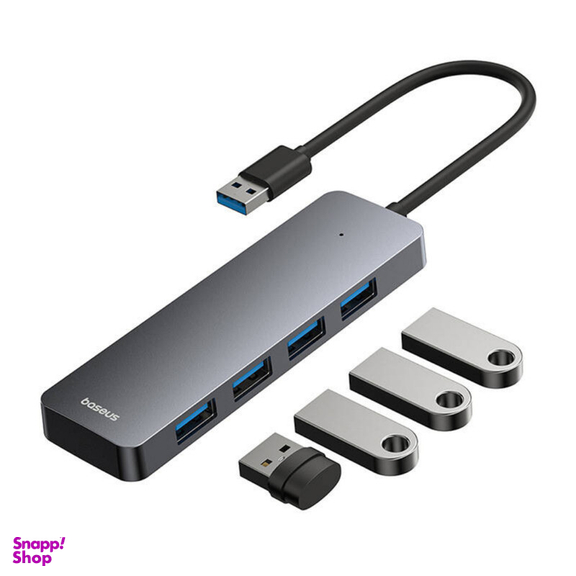 هاب 4 پورت USB 3.0 بیسوس مدل BS-OH080 15cm