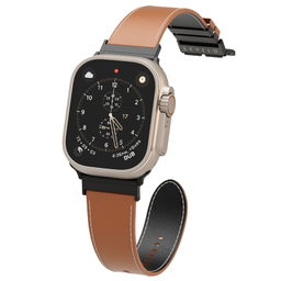 بند چرمی لِولو مدل MONTRE مناسب برای اپل واچ 49/45/44/42 میلی متری