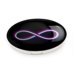 آینه جیبی خندالو طرح عاشقانه مدل تاشو کد 27104