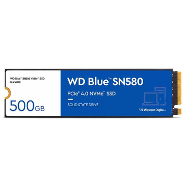 حافظه SSD اینترنال وسترن دیجیتال WD Blue SN580 ظرفیت 500 گیگابایت