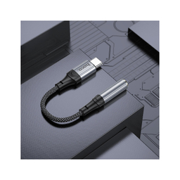 کابل تبدیل Type-C به Jack 3.5mm هوکو مدل LS36 طول 12 سانتی‌ متر