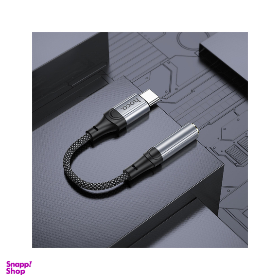 کابل تبدیل Type-C به Jack 3.5mm هوکو مدل LS36 طول 12 سانتی‌ متر