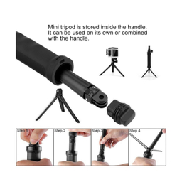 مونوپاد اکستنشن سه‌ پایه تاشو مدل PULUZ