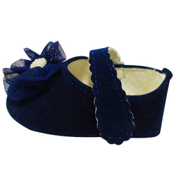 کفش نوزادی مدل نگین کد So11 رنگ سرمه ای