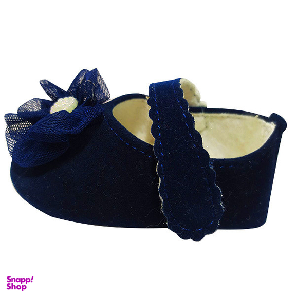 کفش نوزادی مدل نگین کد So11 رنگ سرمه ای