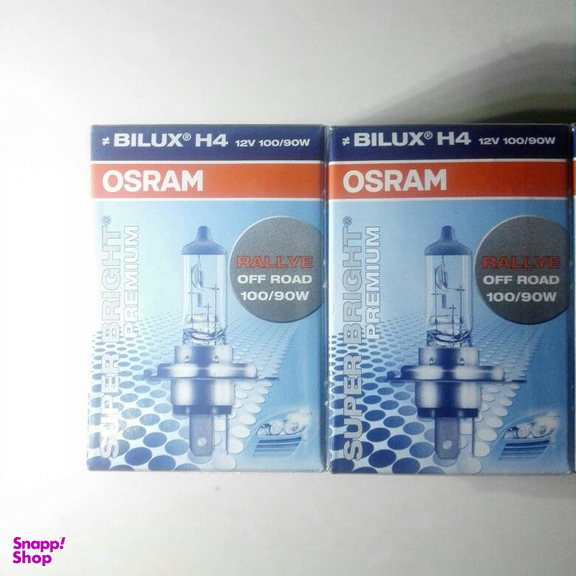 لامپ هالوژن خودرو اسرام مدل h4 بسته دو عددی